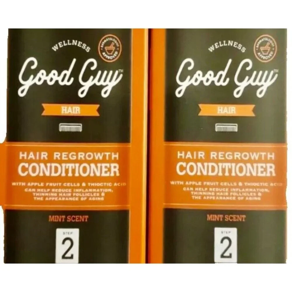 2 Pack Good Guy Wellness Thinning Hair Rejuvenate Step 2 Mint Conditioner 10 oz